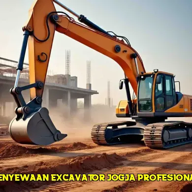 penyewaan excavator jogja profesional
